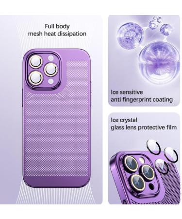 EnteLE Honeycomb Mesh Heat Dissipation Case For Iphone 15 14 11 12 13 Pro Max 14 Plus XS Max Mini Phone Cover Electroplated Frame Shell Sierra Blue For iPhone 8 Sierra Blue For iPhone 8 - Buy Online on GoSupps.com