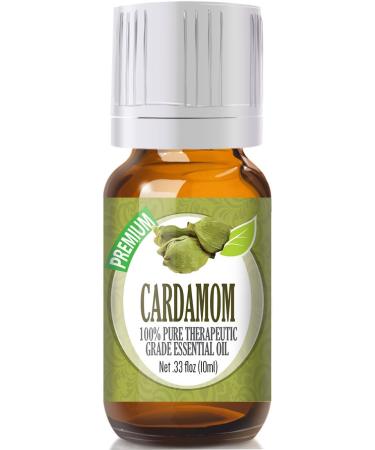 Healing Solutions Pure Cardamom Essential Oil 10ml (0.33 oz) Aromatherapy Oil for Skin