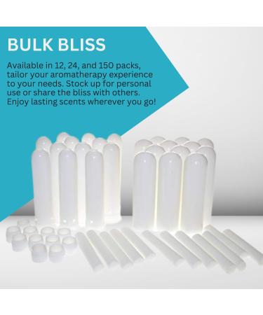 Wild Essentials Essential Oil Inhaler Tubes - 12 Pack Portable Aromatherapy Sticks Made in USA Medical Grade Plastic Compact & Lightweight - Buy Online on GoSupps.com