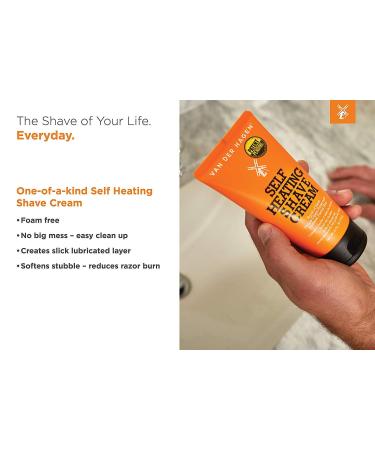 Van Der Hagen Self-Heating Shave Cream - 6 oz | Opens Pores, Softens Stubble - Buy Online on GoSupps.com
