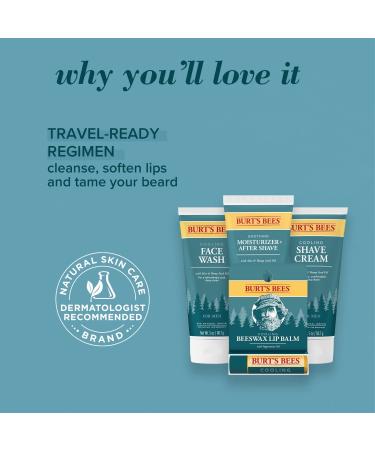 Burt's Bees Men's Cooling Shave Cream with Aloe & Hemp 5oz (3 Pack) - Natural Formula - Buy Online on GoSupps.com