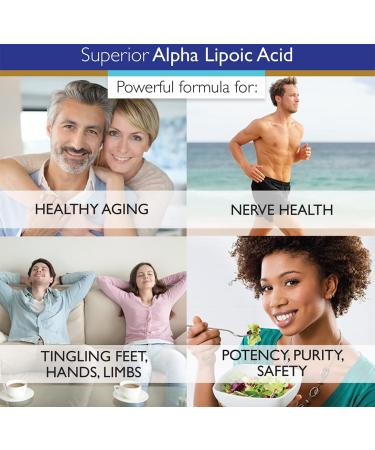 Superior Labs Alpha Lipoic Acid 600mg - Non-GMO ALA (4 Month Supply) | Supports Healthy Aging, Nerve Health & Overall Wellbeing - Buy Online on GoSupps.com