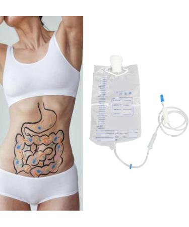 3000 ml Silicone Inlet Bags with Hose - Promotes Digestive Health & Intestinal Cleaning - Safe & Durable for Home Use - International Shipping - Buy Online on GoSupps.com