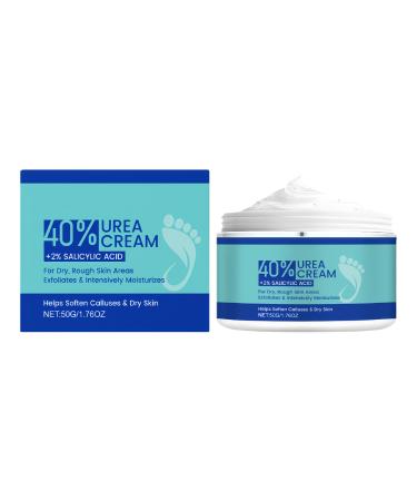 G n rique Moisturizing Foot Cream | 50g Natural Moisturizing Softening Lotion Skin Care Lotion for Dry and Cracked Feet | For Daily Pedicure Hydration Travel Nighttime Use for Women Girls Adults and Teens