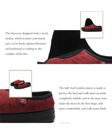 Men's Adjustable Extra Wide Diabetic Shoes for Swollen Feet - Grey - Buy Online on GoSupps.com