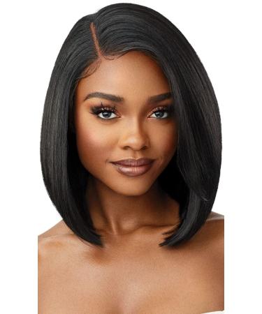Outre Jenisse Lace Front Wig Perfect Hair Line 13X4 in Natural Black (1B) - Premium Quality - Buy Online on GoSupps.com