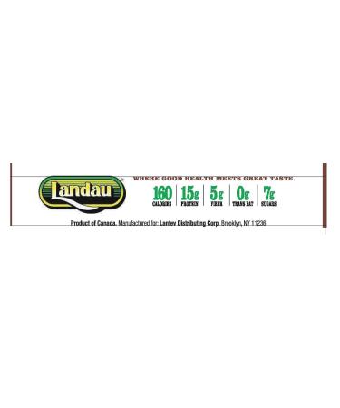Landau Protein Bar 15 g Protein 1.6oz bar 12 Bars (Peanut Caramel) (Hazelnut) - Buy Online on GoSupps.com