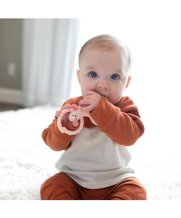 Dr. Brown's Baby Pacifier 0-6m with Soft Lovey Sloth and Teether - Pink - Buy Online on GoSupps.com