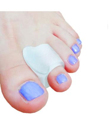 Mcvcoyh 8 Pack Toe Spacers and Separators Gel Hallux Valgus Big Toe Bunion Corrector Silicone Toe Separators for Overlapping Toe Bunion Correct and Pain Relief Gel Toe Spacer Ring