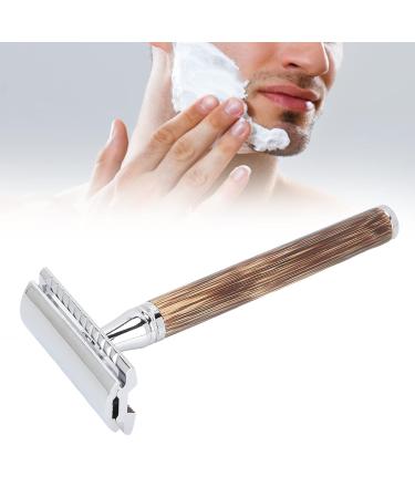 Buy Portable Safety Razor - Solid Manual Shaver for Men | Ideal for Home & Travel Facial Care - Buy Online on GoSupps.com