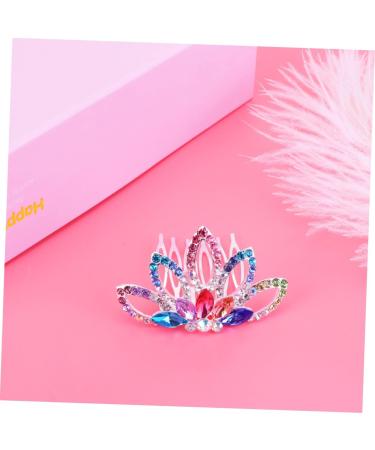 1pc Wedding Hair Clip Hair Accessories for Prom Flower Girl Hair Accessories for Wedding Princess Headwear Bride Hair Clip Kids Hair Accessories Tiara Women's Hair Comb Rhinestones - Buy Online on GoSupps.com