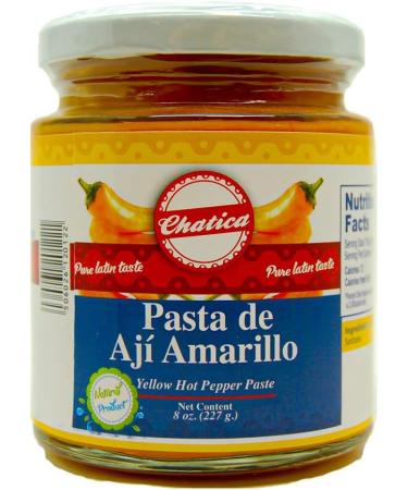 Chatica Pasta de Aji Amarillo 227g (Pack 3) / Mexican Chilli Pepper Paste for Cooking Hot Chili Marinade Paste - Buy Online on GoSupps.com