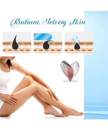 Comblu Crystal Hair Remover | Painless Reusable Magic Hair Eraser for Men & Women | Easy-to-Use Crystal Hair Removal Stone (Pink Rose) - International Shipping Available - Buy Online on GoSupps.com