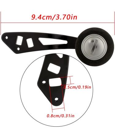 Power Handle Fishing Reel Handle EVA Knob Power Handle knob Handle Grips Part with Fittings Replacement Parts for LowProfile Reel(Guncolor) - Buy Online on GoSupps.com