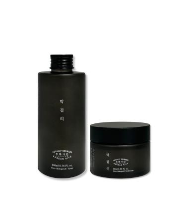 House of Dohwa Makgeolli Balance Duo Korean Skincare Makgeolli Toner & Cream Set with Fermented Rice Wine Lightweight Moisturizer for Daily Hydration Gentle Routine