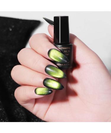 Uonlytech Nail Molding Gel Beetles Gel Cat Eye Gel Black Fingernail Polish Black Suits Diamond Cat Eye Nail Polish Nail Art Gel Polish Cat Eye Magnet for Nails Set Uv Gel Magnetic 9d Extend Picture 1 - Buy Online on GoSupps.com