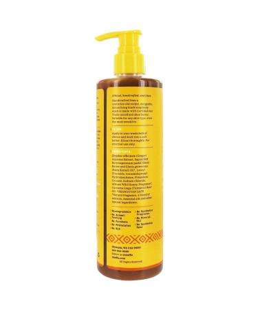 Authentic African Black Soap Body Wash - Turmeric Ginger 12 fl oz | Alaffia - Buy Online on GoSupps.com