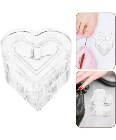 Healeved Crystal Glass Nail Dappen Cup with Lid Acrylic Liquid Powder Bowl Monomer Dish Glass Crystal Cup Glassware Tools for Acrylic Nail Art Transparent Kit - Buy Online on GoSupps.com