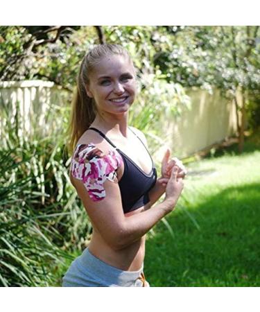 2-Inch Extra Sticky Kinesiology Tape - 20 Pre-Cut Strips - H2O Black - Buy Online on GoSupps.com