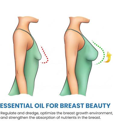 Natural Essential Bust-Up Oil - 50ml | Breast Enlargement & Moisturizing Lifting Oil for Women & Men - Buy Online on GoSupps.com
