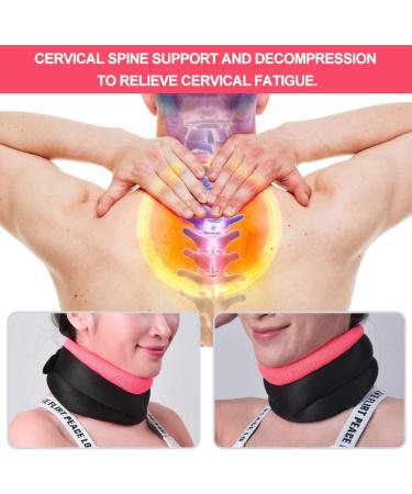 Cervical Neck Collar Neck Support Brace Neck Traction Collar Protective Belt Neck Posture Corrector Neck Stretcher for Spine Alignment and Neck Pain Relief(Black) Warm as Ever Orange - Buy Online on GoSupps.com