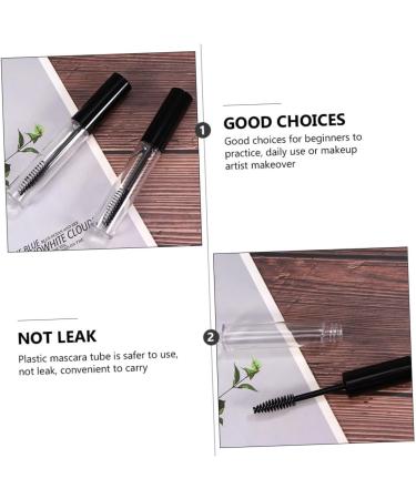 OHPHCALL 32 Pcs Mascara Tube Clear Empty Mascara Bottle Eyelash Liquid Tube Empty Bottle Plastic Portable 1 g (Pack of 1) Blackx2pcs - Buy Online on GoSupps.com