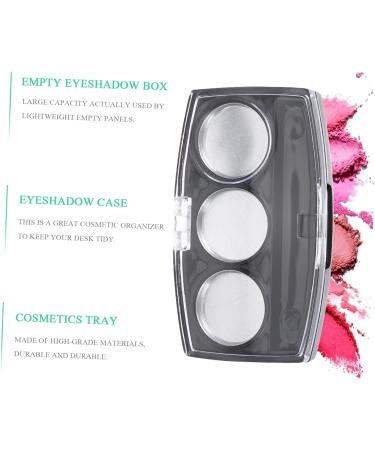 FOMIYES 10pcs Box Makeup Pallet DIY Eyeshadow Pans Empty Lipstick Pallet Eye Shadow Box Pigment Cosmetic Black 7.2x4.2cm - Buy Online on GoSupps.com