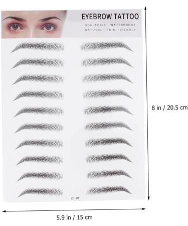 NOLITOY Make Up Kit 2pcs 3d Eyebrow Stickers Suits Shaping Stickers Artificial Eyebrow Make up Transfer Stickers Women's - Buy Online on GoSupps.com