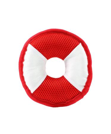 Minifeet Dog toy Flying Disc Weiß -Rot Small - ideal for all dogs whether large small adult or puppy - for all dog lovers and playful pets white red