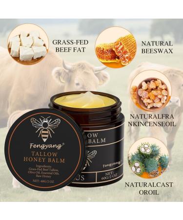 Fengyang Organic tallowhoney balm intensively cares for dry and aging skin face and body care cream - Buy Online on GoSupps.com