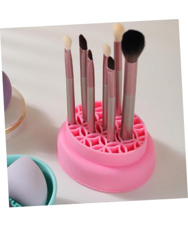 Mikinona Makeup Brush Cleaning Cup Brush Scrubber Mat Cosmetic Brush Cleaning Mat Silicone Brush Washing Bowl Makeup Brush Cleaning Pad Tool Silica Gel Pink Cleaner Beauty Egg - Buy Online on GoSupps.com