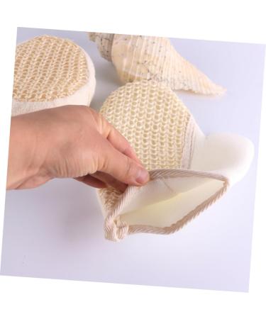 Beavorty Sponge Puff Gloves - 9 Pcs Exfoliating Shower Mittens for Dead Skin Removal | Double Sided Sisal Bath Gloves - Buy Online on GoSupps.com