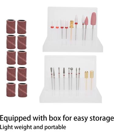 19 Polishing Heads Tungsten Steel Shank Nail Art Tool for Home & Salon Box Included - Buy Online on GoSupps.com