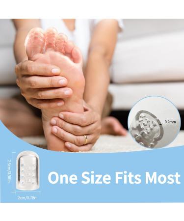 Toe Protection Silicone Caps - 20 Pieces Anti-Friction Cushion for Small/Large Toes | Prevent Blisters for Men & Women - Buy Online on GoSupps.com