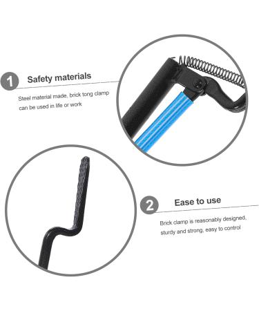 Veemoon Tools Brick Lifting Clamp Brick Block Carrier Tool Brick Block Carrier Pliers Clips Adjustable Paver - Buy Online on GoSupps.com