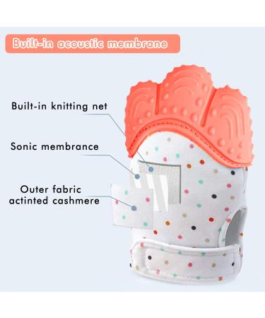 Bite Glove for Babies - Food-Safe Silicone Scratch Protection Pain Relief 2-Pack in Orange - Buy Online on GoSupps.com