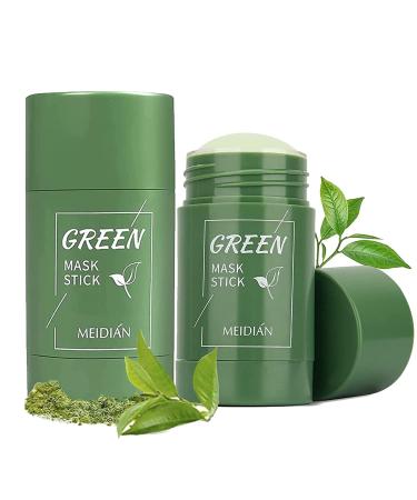 Green tea masking deep clean pores removed blackheads balancing oil and water moisturizing nourishing skin Meidian green tea mask for all skin types of men and women