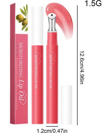 Lip oil moisturizing care lip gloss with beautiful effect firming moisture care natural soft on the go for women and young people 2 - Buy Online on GoSupps.com