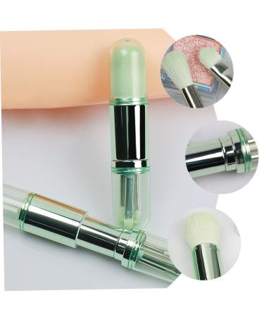 4 in 1 Dual Ended Makeup Brush Set - Perfect for Loose Powder & Cosmetics | International Shipping Available - Buy Online on GoSupps.com