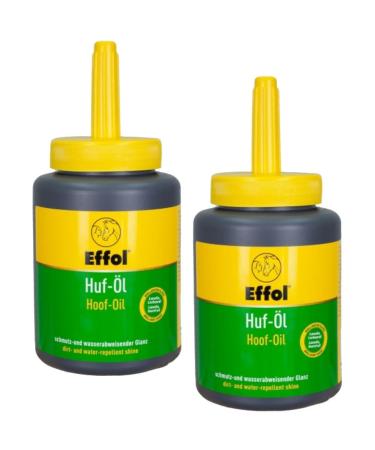RL24 Effol - Huf -oil |dirt repellent huffett with brush |For brilliant shine |consists of lanolin and laurel oil |Cod care for horses |2 x 475 ml brush bottle (2 Set) 2 x 475 ml (2 Set)