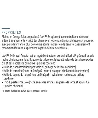 Ecrinal ANP2+ Hair Vials - Hair Loss Prevention Serum for Growth and Strength - All Hair Types - Buy Online on GoSupps.com