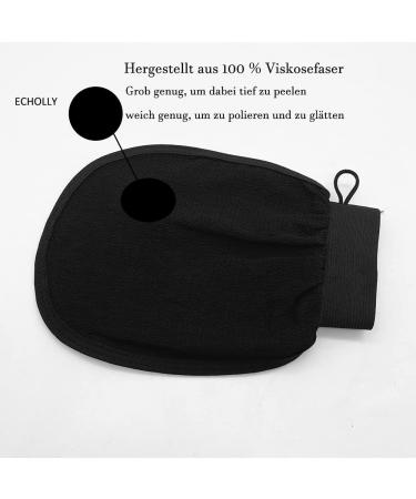 Echolly Deep Peeling Hammam Glove - Hot Pink Exfoliating Skin Cleaner for Men & Women | Dead Skin Remover for Face & Body - Buy Online on GoSupps.com