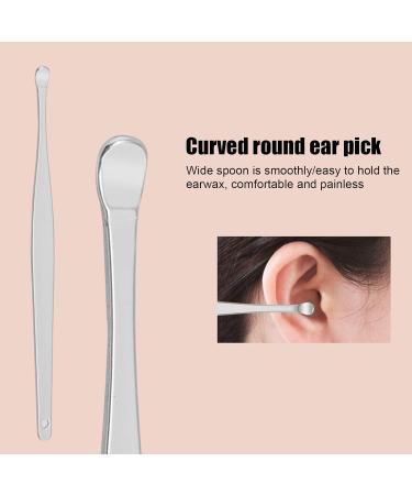 Stainless Steel Ear Wax Cleaner Tool Kit - 12pcs/2sets for Home & Salon Use - Portable Ear Pick Set for Ear Curette - Buy Online on GoSupps.com