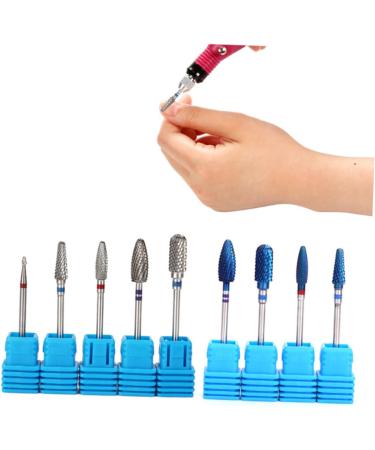 minkissy Manicure Drill Bits Nail Drill Bits Nail Grinding Head Accessories Polisher - Buy Online on GoSupps.com