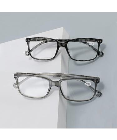Kodilin Frameless Reading Glasses for Women & Men - Anti Blue Light Borderless Metal Glasses for Computer Use - Gray & Tortoise Styles Available | 1.0x Magnification - Buy Online on GoSupps.com
