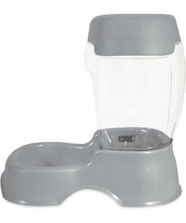 Petmate Pet Caf Feeder 3 lbs - Pearl Silver | Convenient Automatic Pet Feeding Solution - Buy Online on GoSupps.com