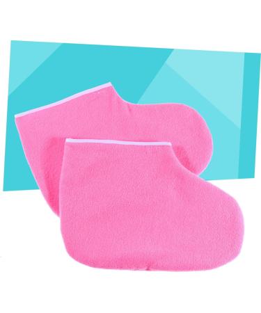Housoutil Wax Mittens Wax Sock Feet Hand Care Glove Foot Tool Work Pink medium Pink - Buy Online on GoSupps.com
