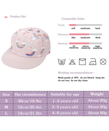 XYIYI Kids Baby Baseball Cap - Cotton Sun Hat for 2-4 Years - Rainbow - Buy Online on GoSupps.com