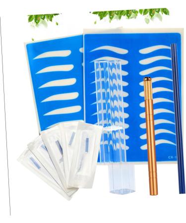 Beatifufu with Kit Microblading Practice Eyebrow Storage Pen Semi-permanent Golden Manual Skin Pencil - Buy Online on GoSupps.com