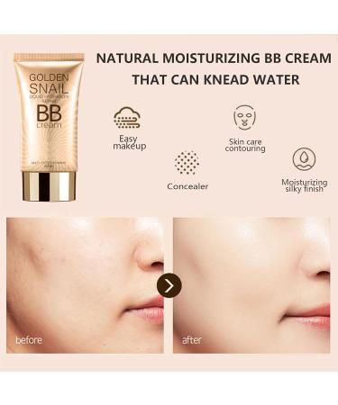 BB Cream Light with Snail Extracts - Foundation for Blemishes, Hydrating, Even Skin Color - 50ml Ivory Shade - Daily Use - 1.00 ml (Pack of 1) - Buy Online on GoSupps.com